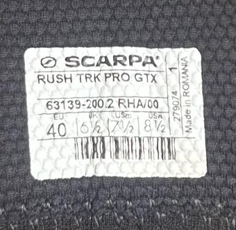Scarpa Rush TRK Pro GTX volcano/mustard vel.40 - 5