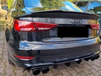 Nerezová koncovka výfuku Carbon dizajn s logom Akrapovič - 5