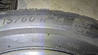 Predam plechove disky 5x112 R16 a zimne pneu - 5