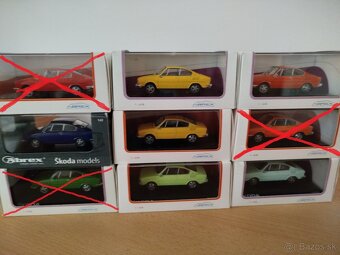 Predám modely aut škoda,moskvič a VW 1:43. - 5