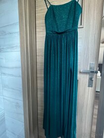 Spoločenské smaragdové šaty - 5