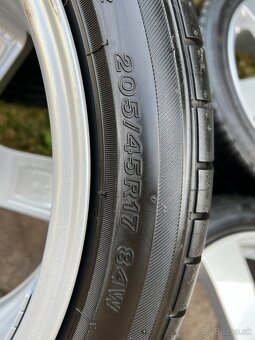 Predam pneu 205/45 R17 disk 7J x 17H2 - 5