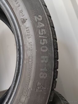 3x zimné pneumatiky Continental 245/50R18 - 5