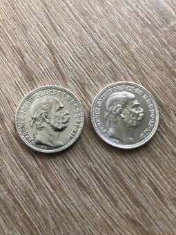 1 koruna Rakúsko a 1 koruna uhorsko - 5