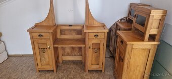 Starožitný dubový nábytok - 5