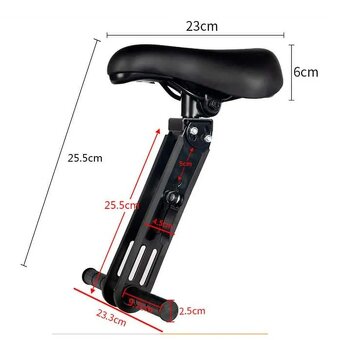 Sedačka na bicykel predná - 5