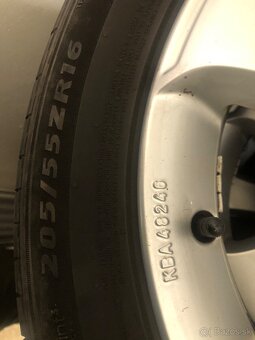 Predám letné Pneu s elektronmi 205/55/16 - 5
