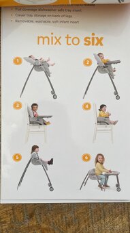 Jedálenská stolička Joie multiply 6in1 - 5