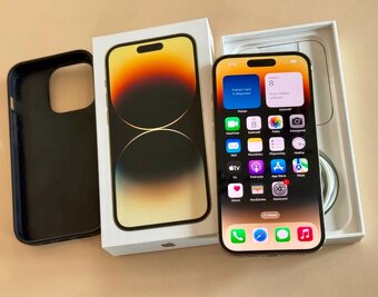 iPhone 14 Pro Gold BATERIE 100% TOP - 5