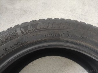 Predám zimnú pneu Michelin Alpin 205/55 R16 91T - 5