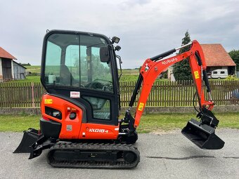 Minibagr Kubota KX018-4 hyd.podvozek/hyd.svahovka/rok 2020 - 5