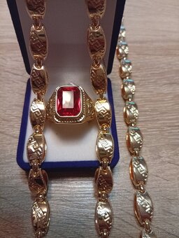 VERSACE - NÁDHERNÝ LUXUSNÝ POZLÁTENÝ SET - 5