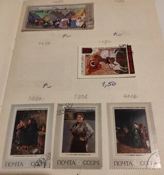 Umenie na známkach - 5