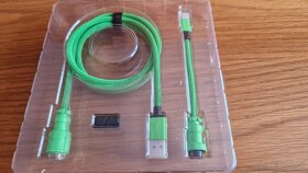 CableMod Pro Straight Keyboard Cable / Viper Green - 5