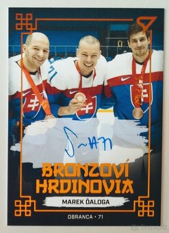 Hokejové kartičky HS 2022 BRONZOVÍ HRDINOVIA BLACK AUTO /35 - 5