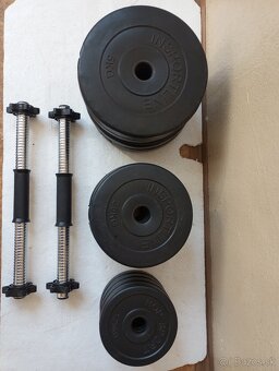 Plastové/cementové jednorúčky INSPORTLINE 2 x 19 kg - 5