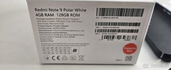 Redmi Note 9 polar white 4GB/128GB - 5