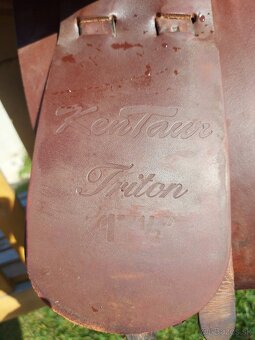 Predám skokové sedlo Kentaur Triton hnedé - 5