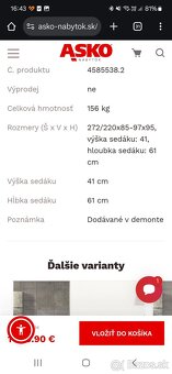 Rohová sedacia súprava - 5