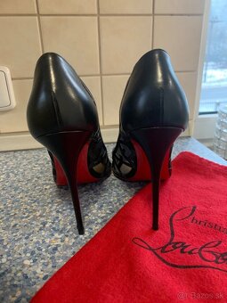 Christian Louboutin - sieťované lodičky - 5