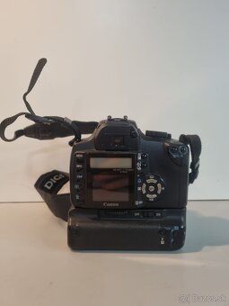 Canon EOS 350D s battery gripom, objektívom a filtrom - 5