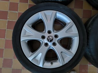 Elektróny 5x112 r17 + letné gumy 225/45 r17 - 5