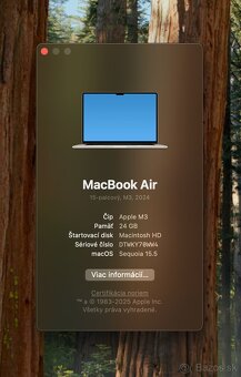 Macbook Air 15" M3 1TB SSD 24GB RAM - 5