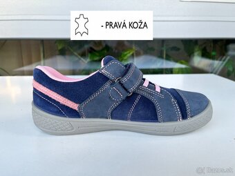 Modro-ružové poltopánky Protetika – veľkosť 36 - 5
