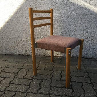 Retro stolicka Miroslav Navratil Vintage 4ks - 5