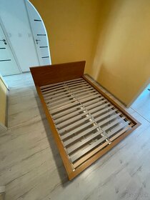 Manželská posteľ Ikea Malm s roštom a matracom - 5