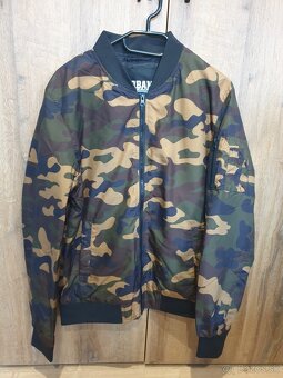 Nová Bunda pánska URBAN CLASSICS Camo Bomber veľkosť M, XL - 5