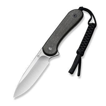 Civivi Elementum Fixed blade v D2, šedá micarta, úplne nový - 5