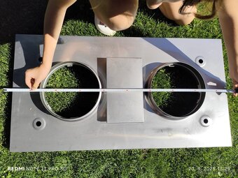 Kominova krycia nerezová doska SCHIEDEL ABSOLUT FINAL  - 5