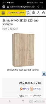 Skriňa Niko 122x185cm - 5