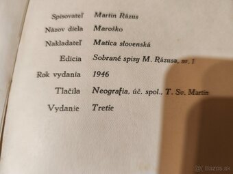 Kniha Maroško - 5
