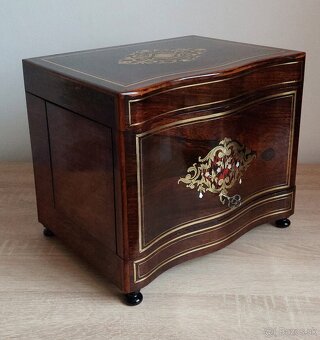 Likérnik boulle palisander Francúzsko Napoleon III - 5