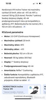 Bežecký pás Nordictrack x9i - 5