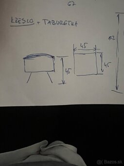 Kreslo s taburetom - 5