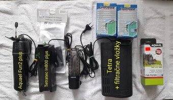 Filtre do akvária 5ks + dekorácie - 5