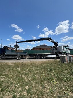 Autodoprava s hydraulickou rukou - dosah 13m 🏗️ - 5