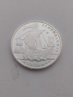 Mince Strieborne 10€ Nemecko - 5