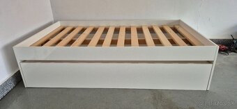 Posteľ 120x200 Biela - 5