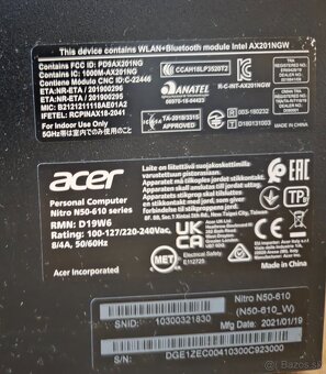 Acer Nitro N50 - 610 - 5
