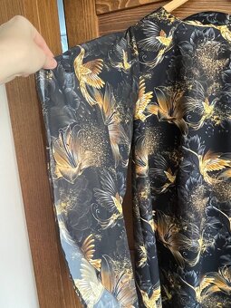 Elegantne Šaty Dara fashion zlaté kolibríky - 5