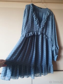 Zara bodkované šaty 42 / UNI - 5