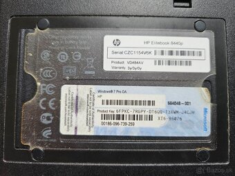 Hp Elite Book 8440P - na diely - 5