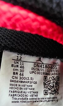 Pánske tenisky Jordan 11 CMFT University red, stav ako nové - 5