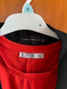 ZARA - červené šaty + darček čierne sako zadarmo - 5