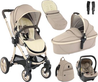 Kočíková súprava pre bábätko BABYSTYLE EGG2 GOLD SET 6 v 1 - 5