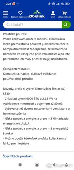 Mobilná klimatizácia zo zárukou. - 5